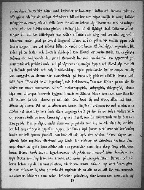 Jan Svenungssons Hebdomeros av Giorgio de Chirico, page 13