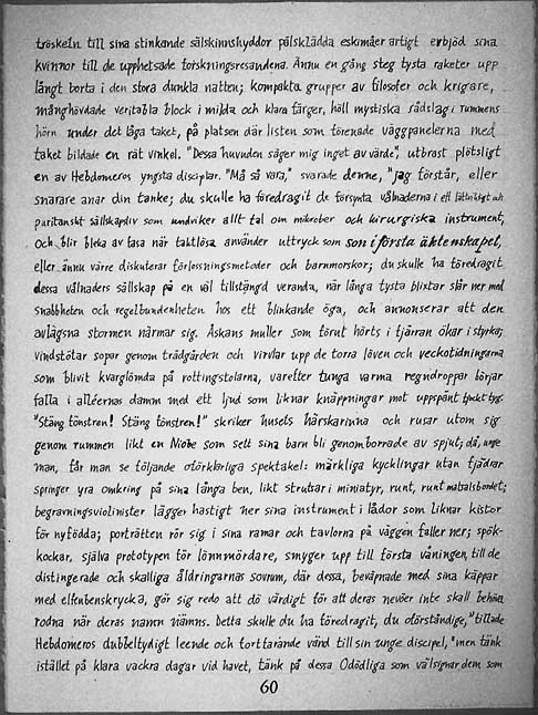 Jan Svenungssons Hebdomeros av Giorgio de Chirico, page 60