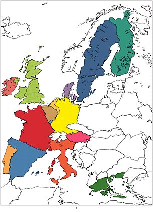 Psycho-Mapping Europe, 1998