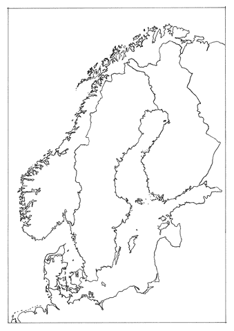 Jan Sevnungsson – Psycho-Mapping Scandinavia; individual drawings