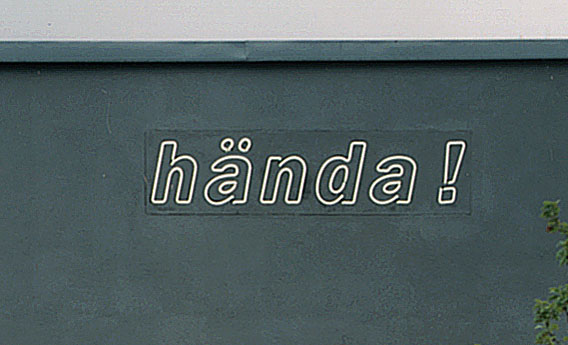 I morgon kommer något underbart att hända! Linköping University public art installation