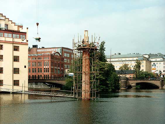 Jan Svenungsson – Building The Fifth Chimney - Norrköping, 1999