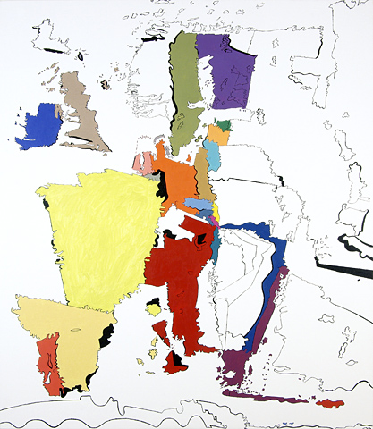 Jan Svenungsson: Psycho-Mapping Europe version 2.0, painting 18/20