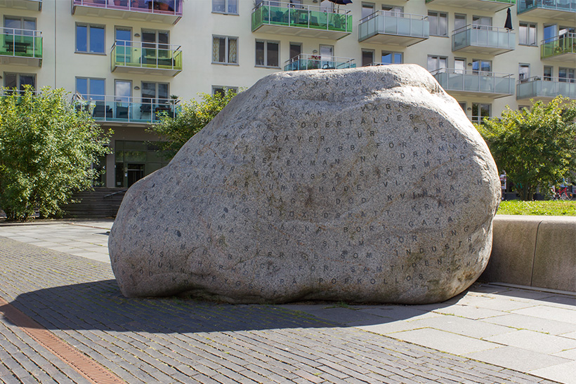 Tidsmaskin på torget, Sjövikstorget, Jan Svenungsson, offentlig konst