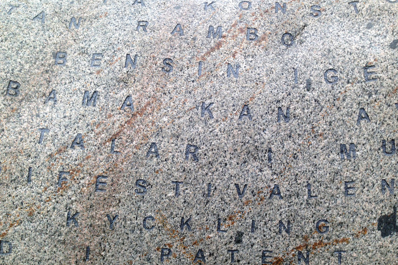 Tidsmaskin på torget, Sjövikstorget, Jan Svenungsson, offentlig konst