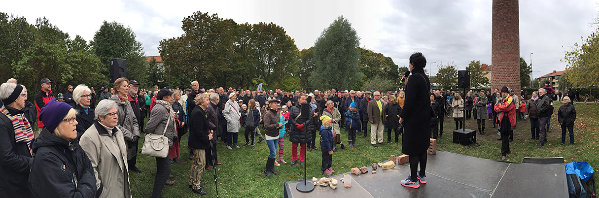 Invigning av den Tionde skorstenen, Uppsala 10 oktober 2015