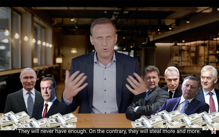 Putin's Palace, Alexei Navalny