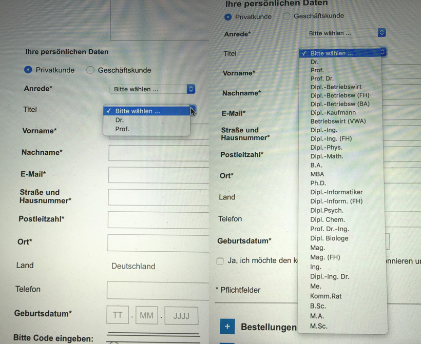 titles madness Titel Wahnsinn Austria Deutschland Germany Österreich